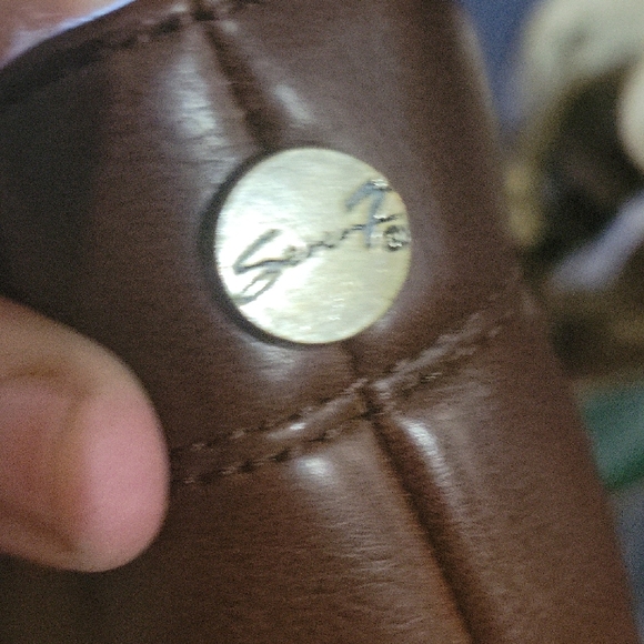 NWOT Seven7 Sherpa Lined Brown And Olive Green Leather Ankle Boots - Picture 2 of 6